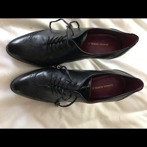 Banana Republic Black Leather Booties